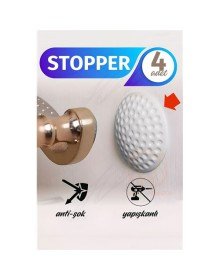 Kapı Stopperi Golf Topu Model Kapı Çarpma Önleyici 4 Adet