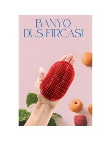 Silikon Banyo Fırçası Masajlı