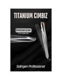 3 mm İnce Uçlu Cımbız Titanyum Çelik Solingen Professional