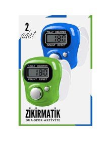Zikirmatik Dijital Parmak Sayacı Sıfırlanabilir 5 Haneli LCD Ekran 2 ADET