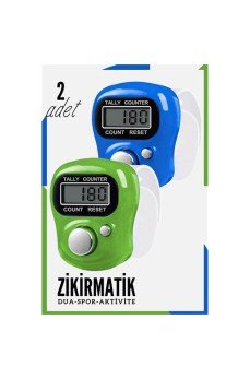 Zikirmatik Dijital Parmak Sayacı Sıfırlanabilir 5 Haneli LCD Ekran 2 ADET Zikirmatik Dijital Parmak Sayacı Sıfırlanabilir 5 Haneli LCD Ekran 2 ADET