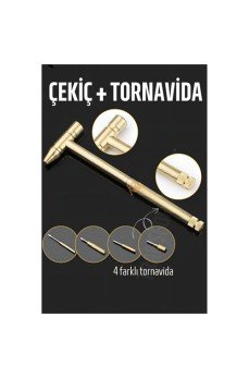 Çekiç ve 4 Farklı Tornavida Multi Set