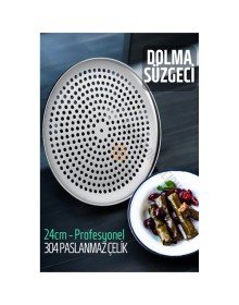 Sarma Dolma Süzgeci 24 cm 304 Paslanmaz Çelik