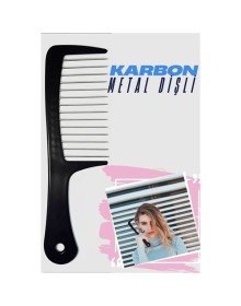 Metal Dişli Masaj Etkili Saç Açma Tarağı