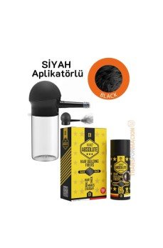Aplikatörlü Saç Dolgunlaştırıcı Fiber Topik Toz SİYAH 50 Gram Aplikatörlü Saç Dolgunlaştırıcı Fiber Topik Toz SİYAH 50 Gram
