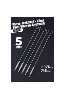 Mikro Fırça Klima Biberon Pipet Fırçası 5 Adet