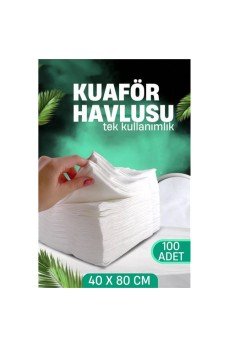 Tek Kullanımlık Kuaför Havlusu - Berber Havlusu Spa Havlusu Medikal Havlu 100 Ad