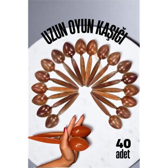 Uzun Oyun Kaşığı Halk Oyunu Kaşığı - Kına Kaşığı Uzun Saplı Zeybek Oyun Kaşığı 40 ADET Uzun Oyun Kaşığı Halk Oyunu Kaşığı - Kına Kaşığı Uzun Saplı Zeybek Oyun Kaşığı 40 ADET