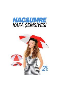 Hac Umre Kafa Şemsiyesi Güneş Koruma Şemsiyesi 2 adet 1
