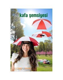 Kafa Şemsiyesi Güneş Koruma Şemsiyesi Relax Eller Serbest 4 Mevsim Kafa Şemsiyesi