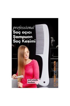 Dolaşık Saç Açıcı Tarak - Şampuan Saç Boyası Tarağı - Geniş Dişli Saç Kesim Tarağı Profesyonel
