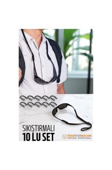 Gözlük İpi Ayarlanabilir Sıkıştırmalı Gözlük İpi 10 lu SET
