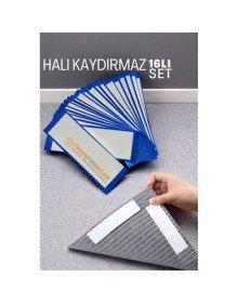 Halı Kaydırmaz - Halı Kilim Yolluk Kayma Önleyici Yapışkan 16 lı SET