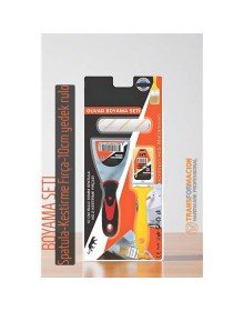 Boyama Seti - Spatula - Kestirme Fırça - 10cm yedek rulo