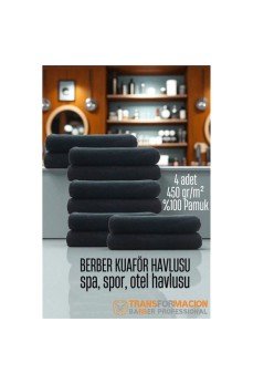 Kuaför Berber Havlusu 10 ADET Pamuk Berber Havlusu 50x90 Siyah Kuaför Berber Havlusu 10 ADET Pamuk Berber Havlusu 50x90 Siyah