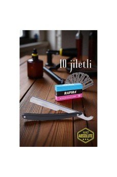 Berber Usturası - 10 Jiletli Türk Tipi Berber Tıraş Usturası