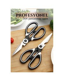 Tavuk Makası Profesyonel 304 Çelik Mutfak Makası