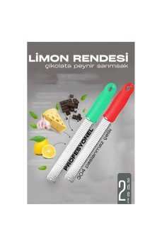 Limon Rendesi - Uzun Peynir Çikolata Sarımsak Rendesi 2 li set