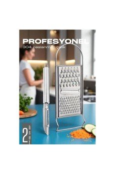 Rende Soyacak Seti - Sebze Oyacağı - Profesyonel Çelik 2 li set