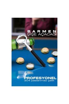 Barmen Şişe Açacağı - Profedsyonel Şişe Açacağı 304 Çelik Barmen Şişe Açacağı - Profedsyonel Şişe Açacağı 304 Çelik