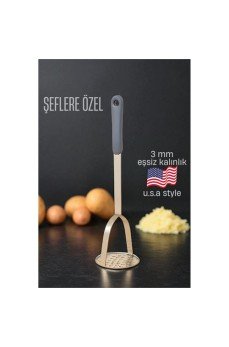 Patates Ezici 3 mm Kalınlık 304 Paslanmaz Çelik Havuç Muz Avokado Ezici