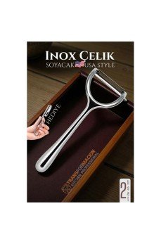 Inox Soyacak - Sebze Soyacağı - Kabak Dolma Oyacağı 2 li SET
