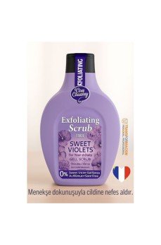 Sweet Violets Vücut Peelingi 500 ml - Peeling Jel – 1903 Serisi, 0% Sülfat Vücut Scrubı