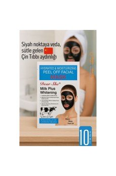 Milk Plus Siyah Maske – Yüz Maskesi Peel-Off, Beyazlatıcı Etkili
