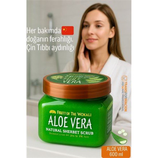 Profesyonel AloeVera Doğal Peeling - Tüm Vücut Scrub 600 ml Profesyonel AloeVera Doğal Peeling - Tüm Vücut Scrub 600 ml