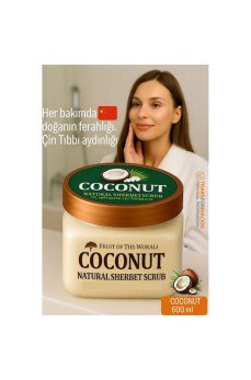 Profesyonel Hindistan Cevizi Doğal Peeling - Tüm Vücut Scrub 600 ml