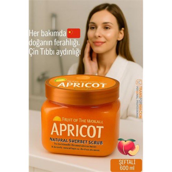 Profesyonel Şeftali Doğal Peeling - Tüm Vücut Scrub 600 ml Profesyonel Şeftali Doğal Peeling - Tüm Vücut Scrub 600 ml