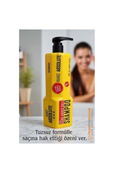 Profesyonel Nano Absolute Tuzsuz Şampuan – 1000 ml, Tüm Saç Tipleri