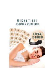 Manyetik Burun Bandı - Sporcu Burun Bandı - Horlama Önleyici Azaltıcı - 4 Farklı Boyut