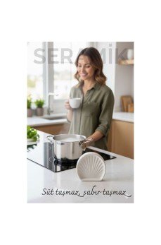 Süt Taşırmaz Seramik – Seramik Süt Taşı - Kaynamayı Önleyen Akıllı Mutfak Yardımcısı