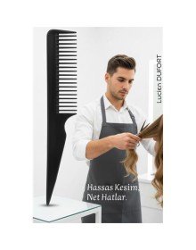 Bayan Kuaförü Saç Kesim Tarağı - Profesyonel Kuaför Kesim Tarağı Kuyruklu Saç Ayırma Şekillendirme Tarağı