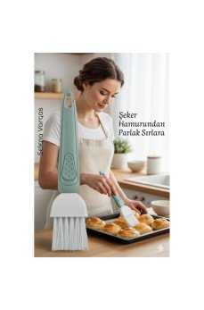 Yumurta Fırçası 18 CM Mutfak Yağlama Sos Sürme Fırçası Pasta Hamur Fırçası Yumurta Fırçası 18 CM Mutfak Yağlama Sos Sürme Fırçası Pasta Hamur Fırçası