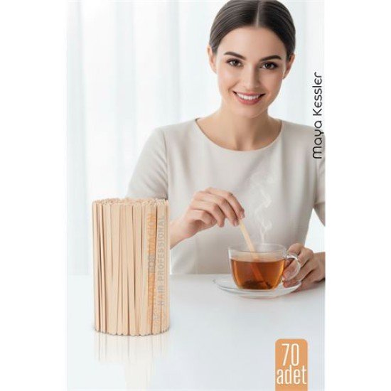 Ahşap Karıştırıcı Kaşık – 70'li Paket | Çay, Kahve ve Servis İçin Hijyenik ve Pratik! Ahşap Karıştırıcı Kaşık – 70'li Paket | Çay, Kahve ve Servis İçin Hijyenik ve Pratik!