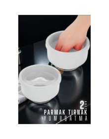 Parmak Yumuşatma 2 ADET Manikür Kasesi