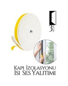 Kapılar Için 4 Mevsim 3 Metre Ses Isı Yalıtım Sünger Bant