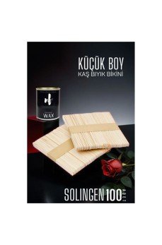 Ağda Spatulası Solingen Küçük Boy 100 ADET Ağda Spatulası Solingen Küçük Boy 100 ADET