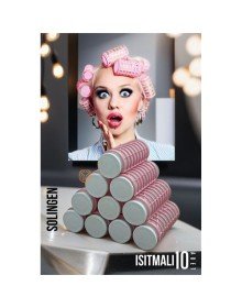 Isıtmalı Sulu Bigudi 2.5 cm 10 Adet Solingen Professional