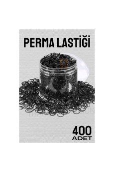 Perma Lastiği İnce 400 ADET SİYAH
