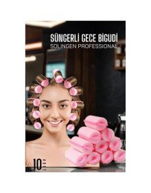 Süngerli Gece Bigudisi 3 cm 10 Adet Solingen Professional
