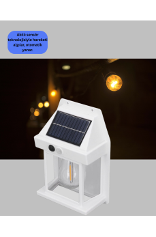 1800 mAh Pilli Solar Duvar Aydınlatma