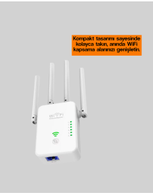 Yüksek Hızlı Parazit Önleyici WiFi Repeater Router