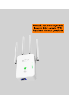 Yüksek Hızlı Parazit Önleyici WiFi Repeater Router