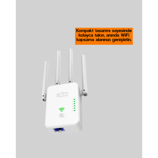 Yüksek Hızlı Parazit Önleyici WiFi Repeater Router Yüksek Hızlı Parazit Önleyici WiFi Repeater Router