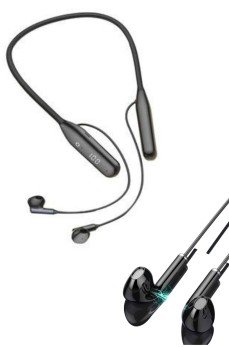 Boyun Bantlı Kablolu Yüksek Ses Kaliteli Bluetooth Kulaklık Uzun Pil Ömrü 100 saat sarj