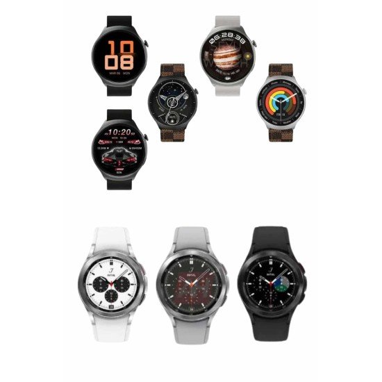 Akıllı Saat Bluetooth Bağlantılı Yuvarlak Ekran Plastik Kordonlu Akıllı Saat Bluetooth Bağlantılı Yuvarlak Ekran Plastik Kordonlu