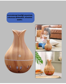 130ml Su Depolu USB Güçlü Kompakt Masaüstü Nemlendirici Difüzör